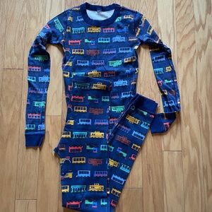 Hanna Andersson Train pajamas